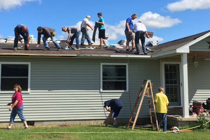 Roofing Project by Kalkaska Church of Christ