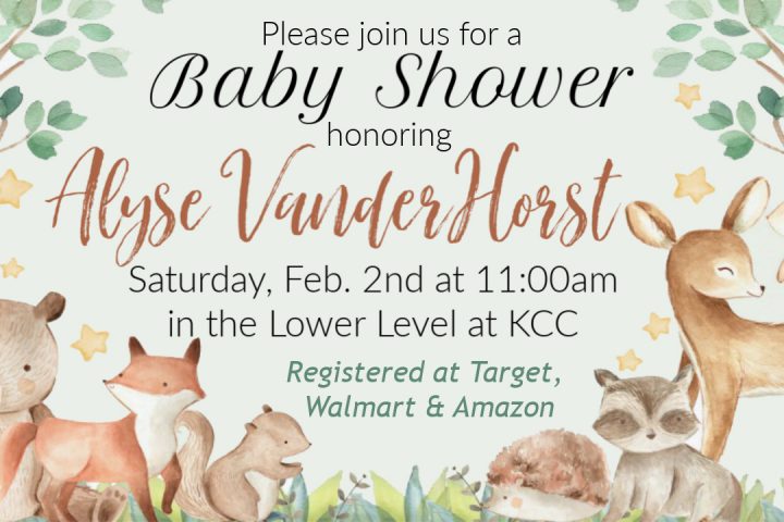 Kalkaska_Church_of_Christ Baby Shower for Alyse Vanderhorst