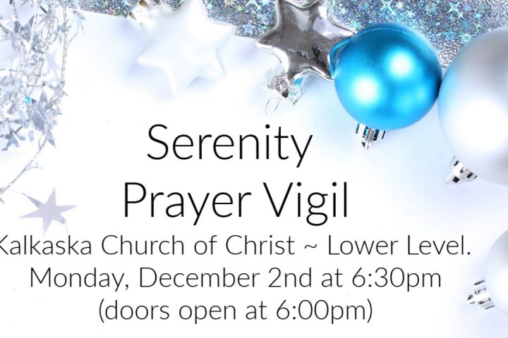 Serenity Prayer Vigil