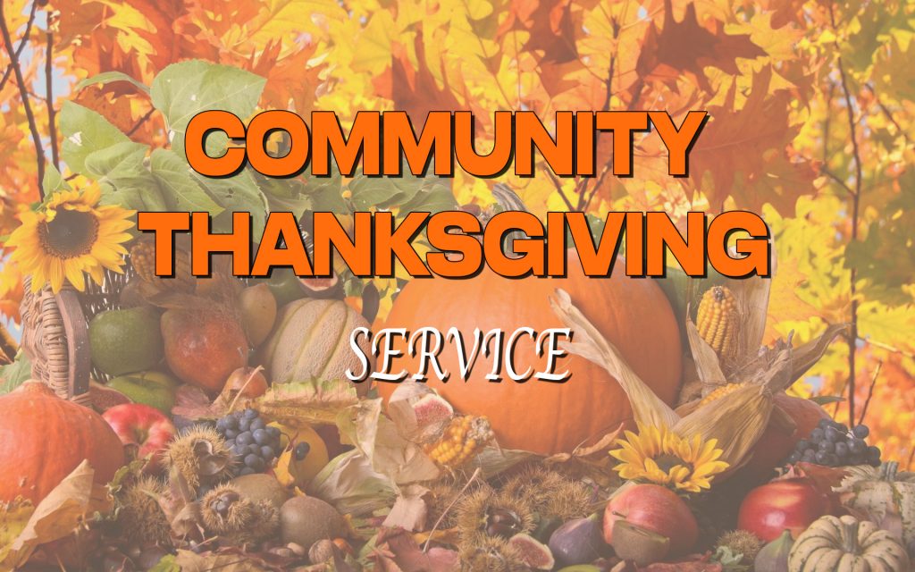 Community Thanksgiving Service in Kalkaska, Michigan