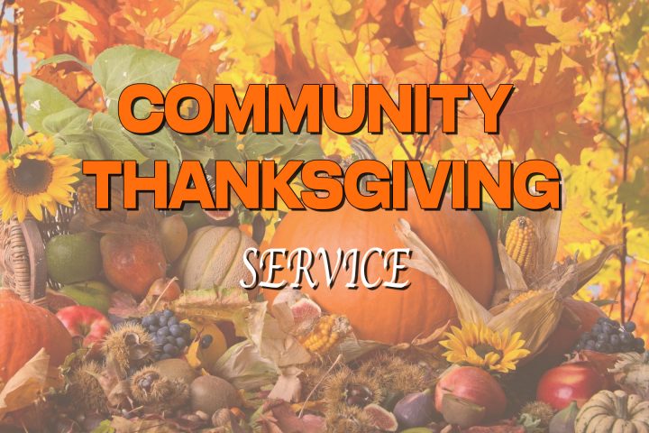 Community Thanksgiving Service in Kalkaska, Michigan