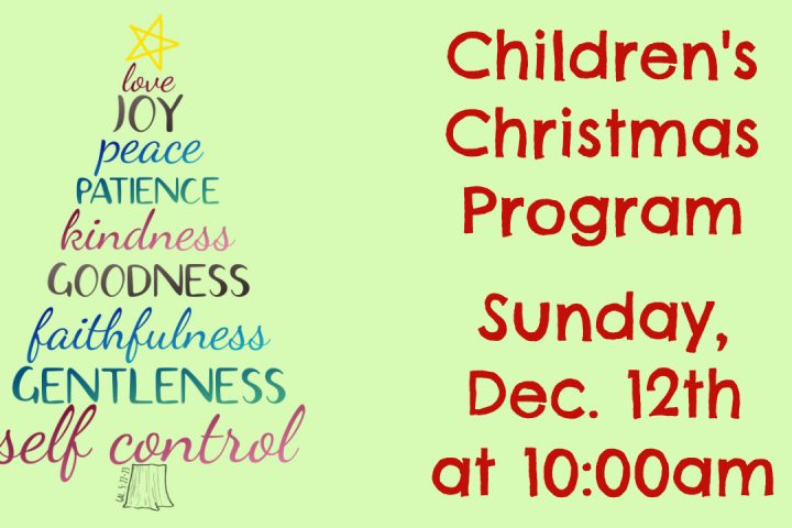 Children's Christmas Program