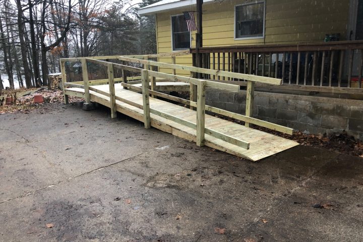 Wheelchair Ramp Kalkaska Church of Christ