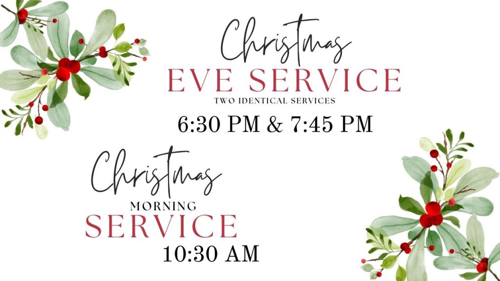 Christmas Eve services at Kalkaska Church of Christ