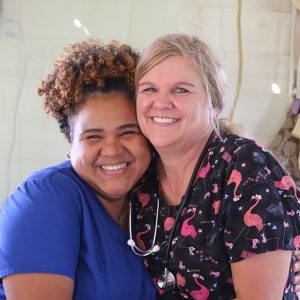 Becky Meeker with White as Snow Ministries